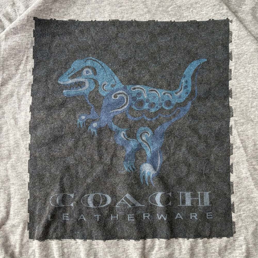 Coach x Zku Jingyi Rexy Dinosaur Graphic Print T-Shirt - Picture 2 of 7